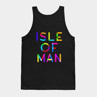 Colorful Isle of Man UK Tank Top